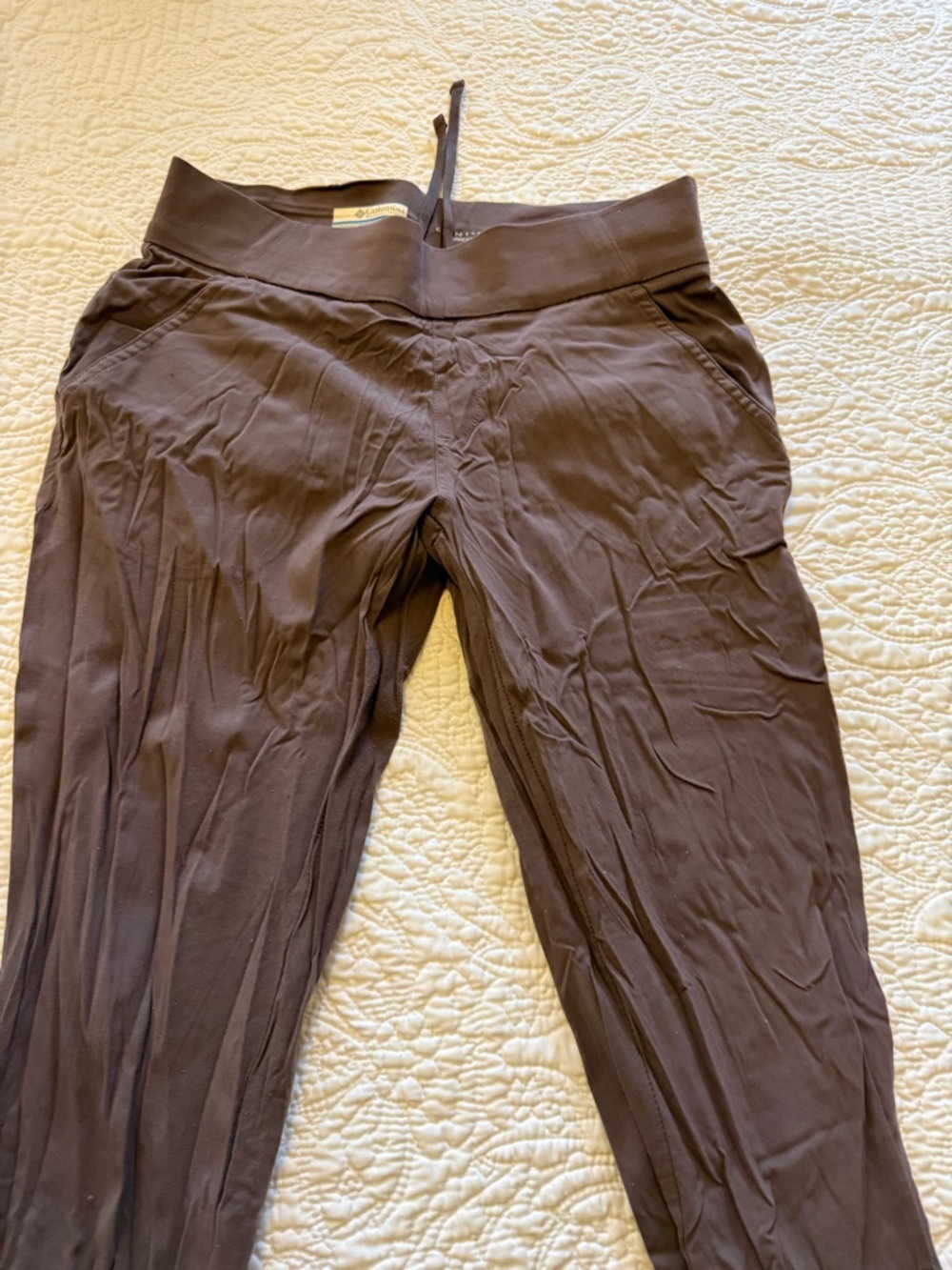 Columbia Dark Brown Omni-Shield Drawstring Pants